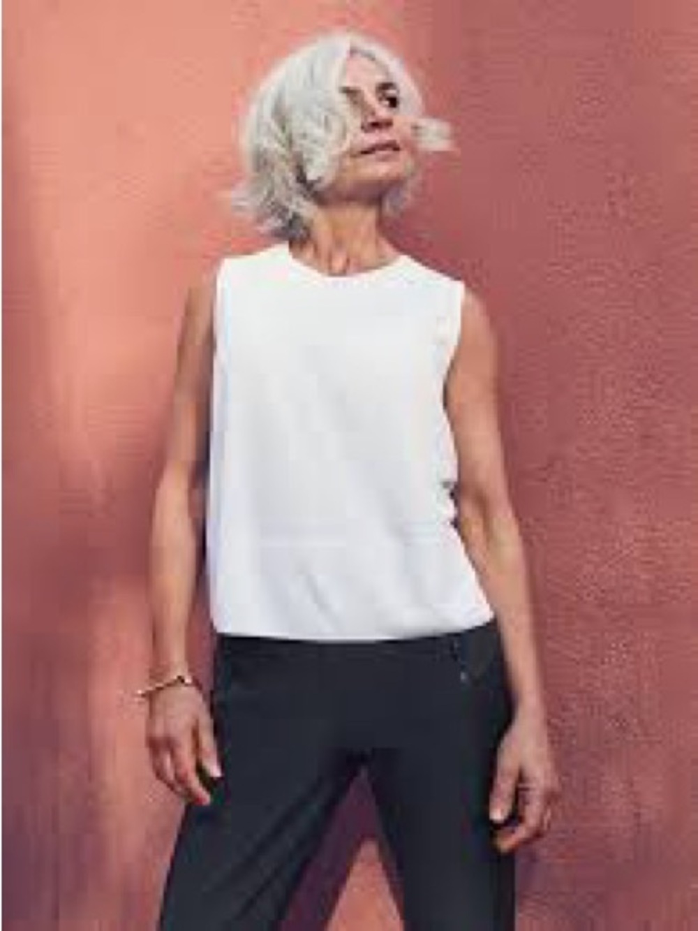 Classic Sleeveless White Women's Top - Brand: